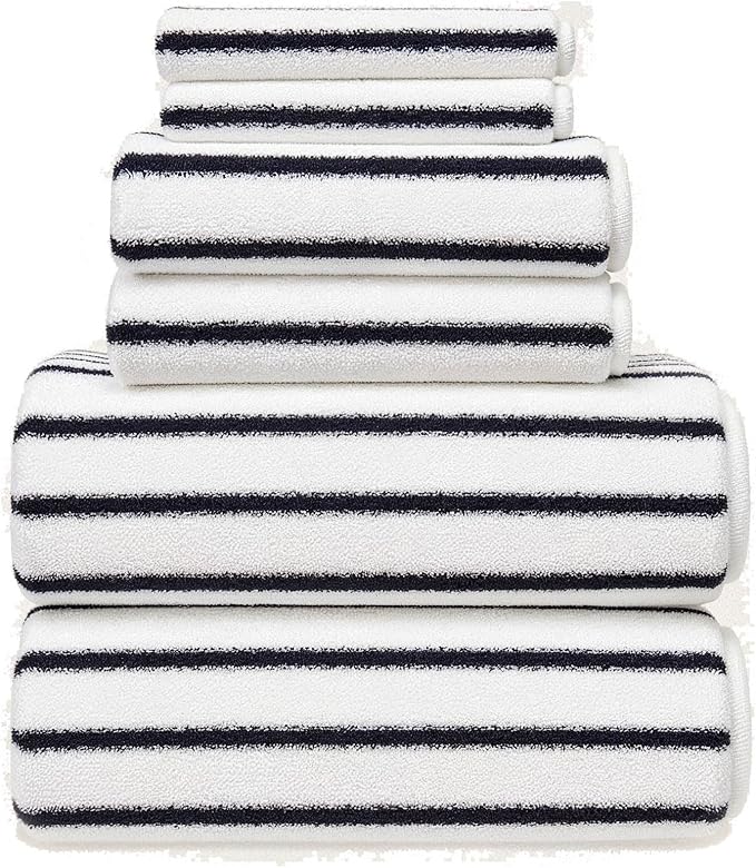 Italic Ultraplush 100% Australian Cotton Standard 6-Piece Set, 2 Bath, 2 Hand by Italic