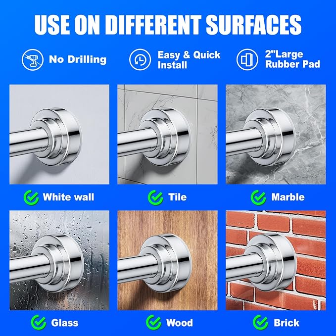 Ausemku Shower Curtain Rod Tension - Image 3