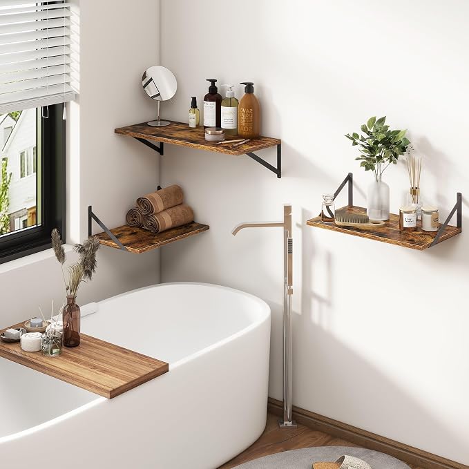 Fun Memories 20 Inch Floating Shelves, Deep Wall Shelves - Image 6
