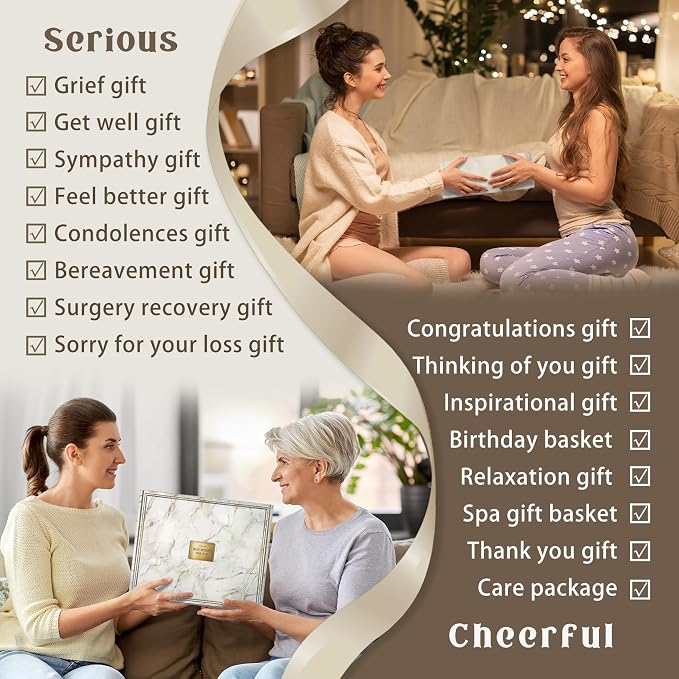 Gift Baskets for Women, Get Well Soon After Surgery, Think of You, Thank You - Image 3
