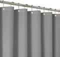 2-in-1 Waterproof Fabric Shower Curtain by THAIGEE
