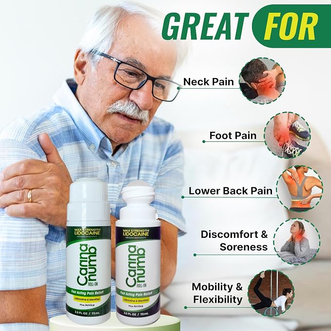 Pain Relief Roll-On with Lidocaine | Fast Acting Pain Relief with Arnica + - Image 5