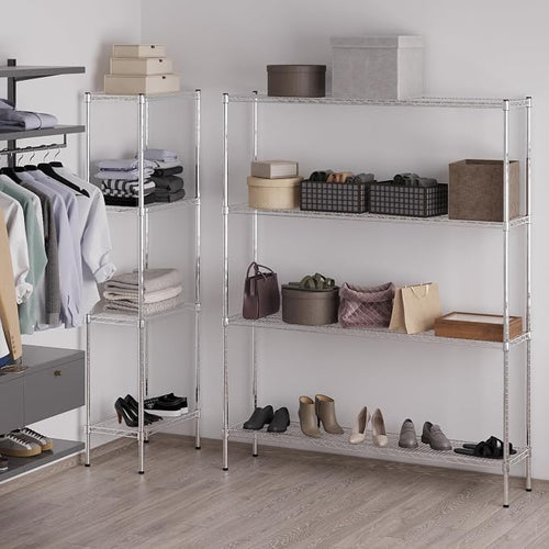 14" Deep x 60" Wide x 74" Height Wire Shelving Kit | 4-Tier | NSF Commercial - Image 2