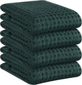 Native Fab 100% Cotton Premium Waffle Kitchen Towels, 4 Pack, Super Absorbent by NativeFab