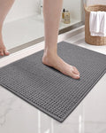 Color&Geometry Rubber Backed Waffle Bath Mat Non Slip Machine Washable Bathroom by COLORG