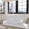 59" Free Standing Tub, Pure Acrylic Freestanding Bathtub, Stylish Stand Alone by Sylonwill
