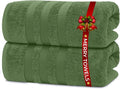 RIVERSIDE Pack of 2 Extra Large Bath Sheets 35 x 70 Inches by RIVERSIDE