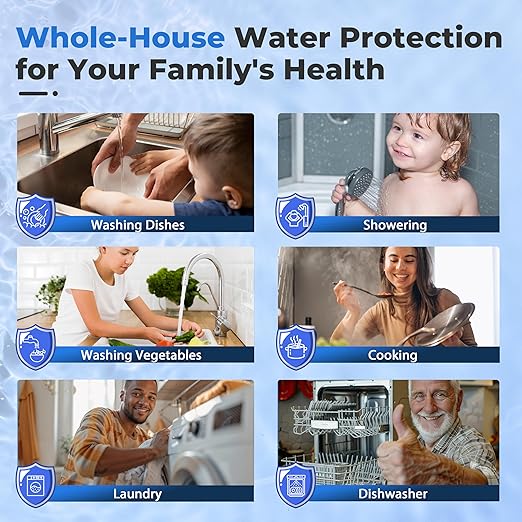 iSpring Whole House Water Filter System, Ultimate PFAS, Heavy Metals Protection - Image 5