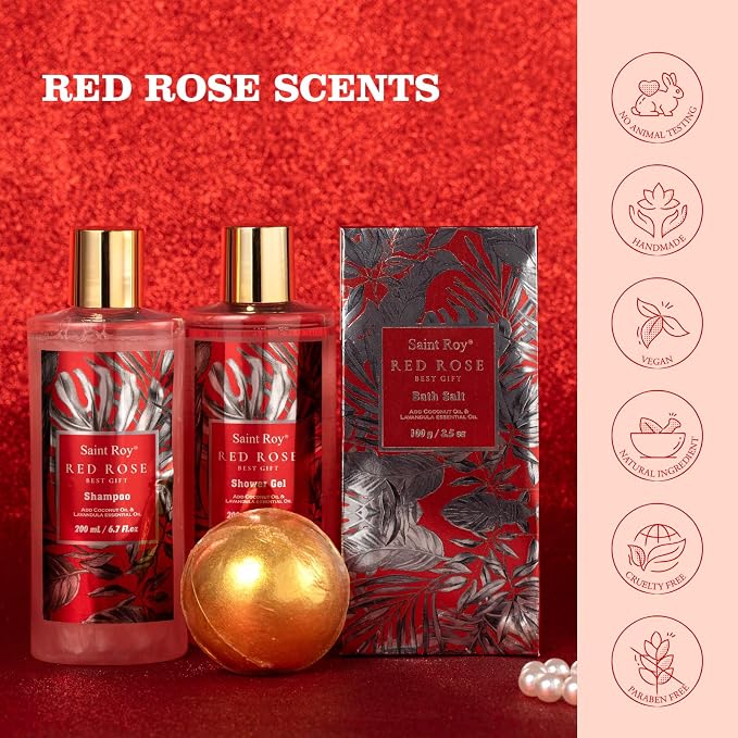 Christmas Spa Gift Set For Women, Birthday Gifts for Her, Spa Gift Basket for - Image 5