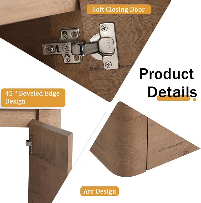 Malwee 30" Floating Bathroom Vanity - Image 3
