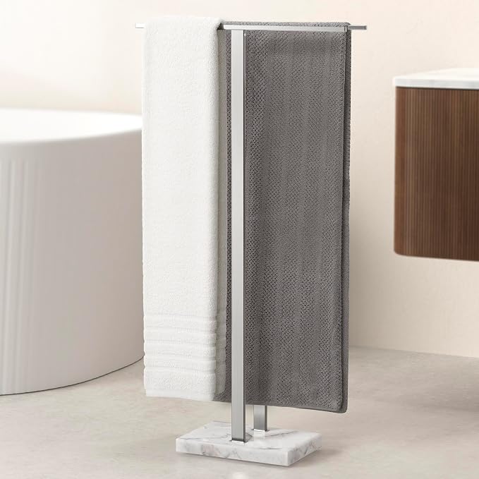 KES Standing Towel Rack Taller Version, Free Standing Towel Holder Stand by KES