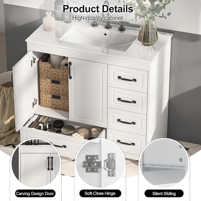 Freestanding Bathroom Vanity - Image 5