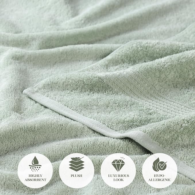 Superior Egyptian Cotton 10-Piece Face Towel Set, Small Towels - Image 8