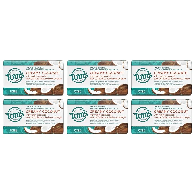 Tom's of Maine Natural Beauty Bar Soap, Creamy Coconut - Image 8