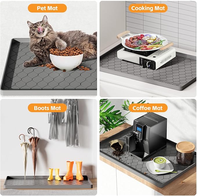 Silicone Under Sink Mat 25" x 19", kitchen Essentials and Gadgets, Shelf liner - Image 5