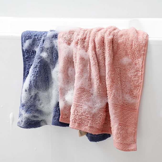 6 Pack 100% Cotton Washcloths Set, Highly Absorbent and Soft Feel Fingertip - Image 5