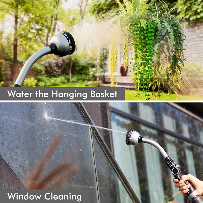 RESTMO Watering Wand Heavy Duty, Metal Garden Hose Wand - Image 6