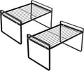 2 Pack Kitchen Cabinet Shelf Counter Organizer Rack Pantry Storage Bathroom by Shantton