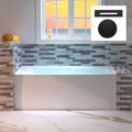WOODBRIDGE 60" Acrylic Rectangular Alcove Soaking Bathtub in White by WOODBRIDGE