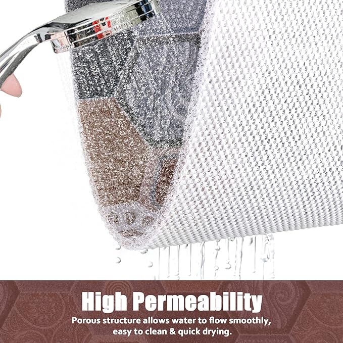 Shower Mat Non-Slip, 24x24 Inch Soft Comfort Bath Mat - Image 3