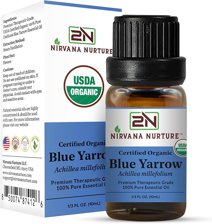 Blue Yarrow Essential Oil USDA Certified Organic, 100% Pure Natural Premium - Image 6