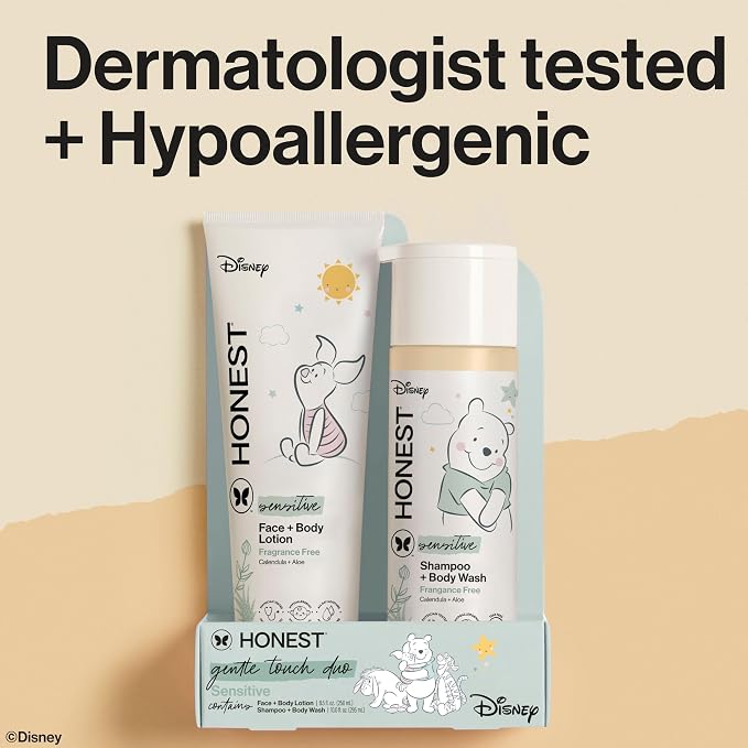 The Honest Company 2-in-1 Cleansing Shampoo + Body Wash and Face + Body Lotion - Image 2
