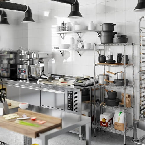14" Deep x 24" Wide x 64" Height Wire Shelving Kit | 5-Tier | NSF Commercial - Image 2