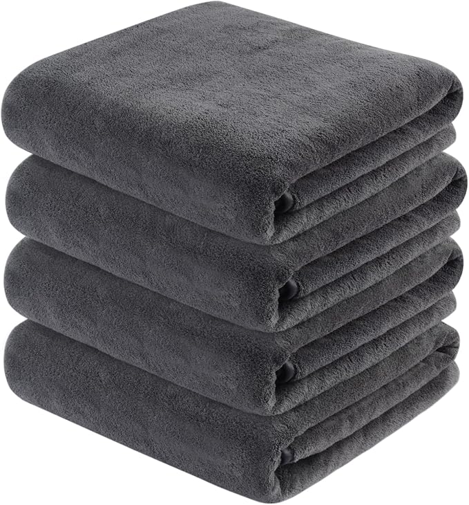 KinHwa Microfiber Bath Towels Large Bathroom Towels Absorbent Shower Soft Towels by KinHwa