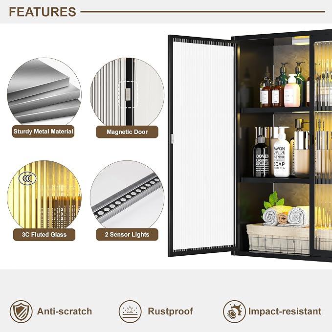 Laundry Room Cabinets Wall Mounted, Bathroom Wall Cabinet - Image 4