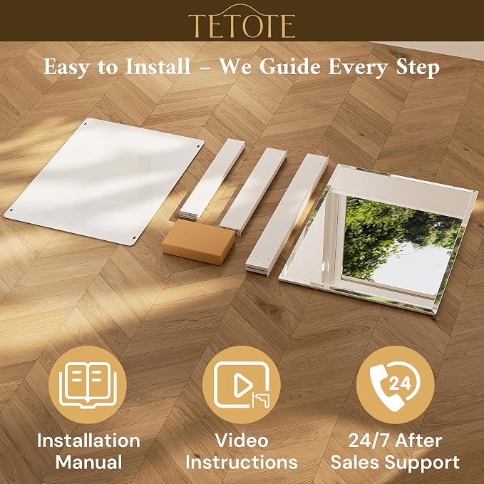 TETOTE 24 x 32 Bathroom Mirror - Image 3