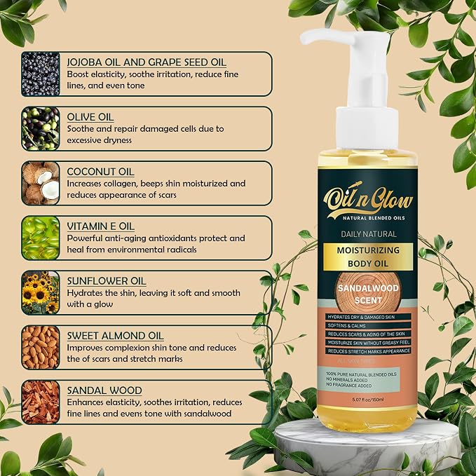 USDA Certified Organic Pure Natural Hydrating Body Oil After Shower - Image 3