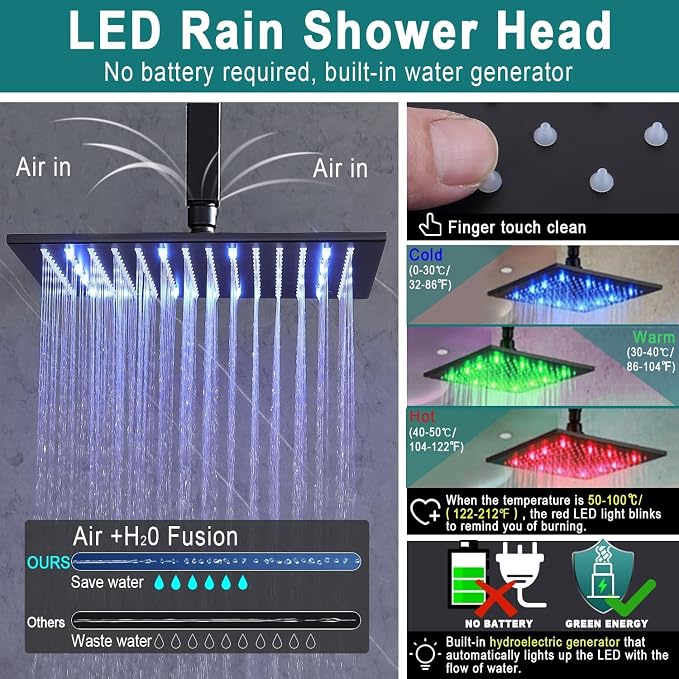 Full Body Rain Shower System - Image 3