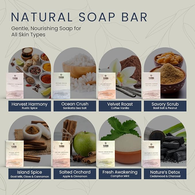 8 Pcs Men Natural Handmade Body Soaps 5 OZ Pack Set Rugged Essence Long lasting - Image 3