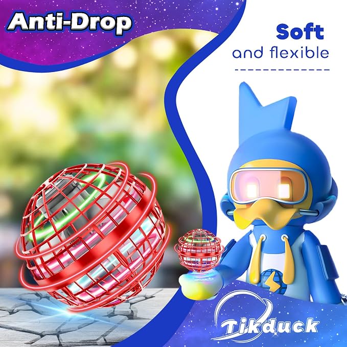 Tikduck Flying Orb Ball 2025 Toys Soaring Hover Boomerang Spinner Hand - Image 5