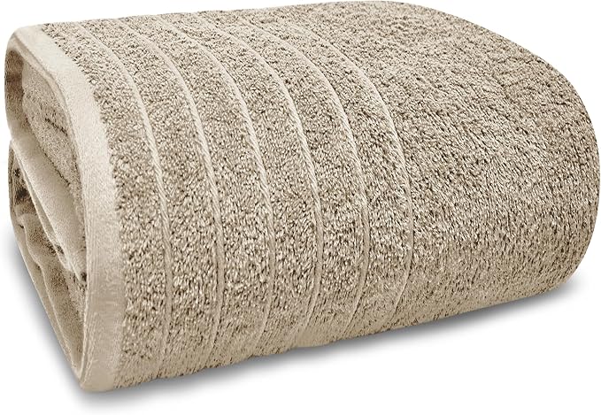 Tens Towels Pack of 1 Jumbo Bath Sheet 40 x 80 Inches, Extra Large & Light by TensTowels