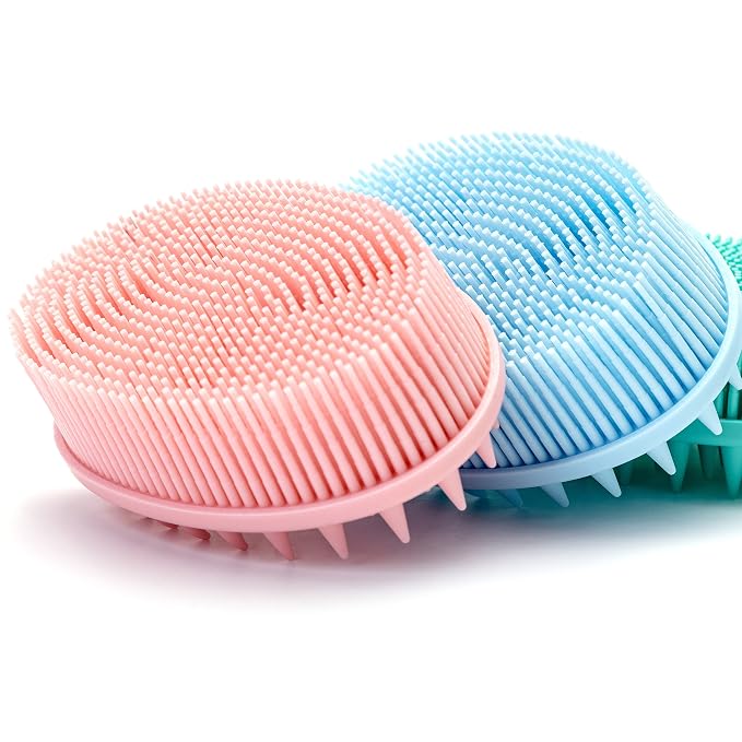 Premium Sensory Brush for Kids or Autism, Soft Silicone Body Scrubber, 2 in 1 by PENEPICO-SIMPLELIFE