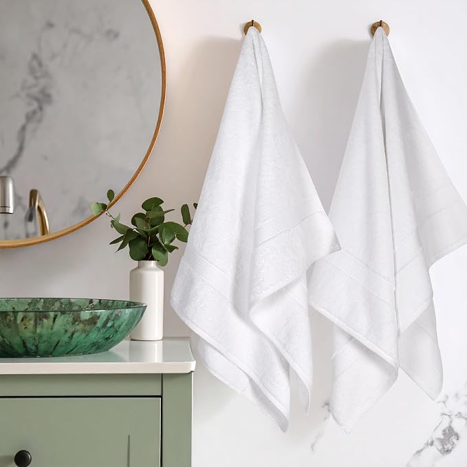 Superior Egyptian Cotton Pile Bath Towel Set of 2, Ultra Soft Luxury Towels - Image 2