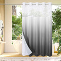 Gibelle No Hook Waffle Weave Shower Curtain by Gibelle