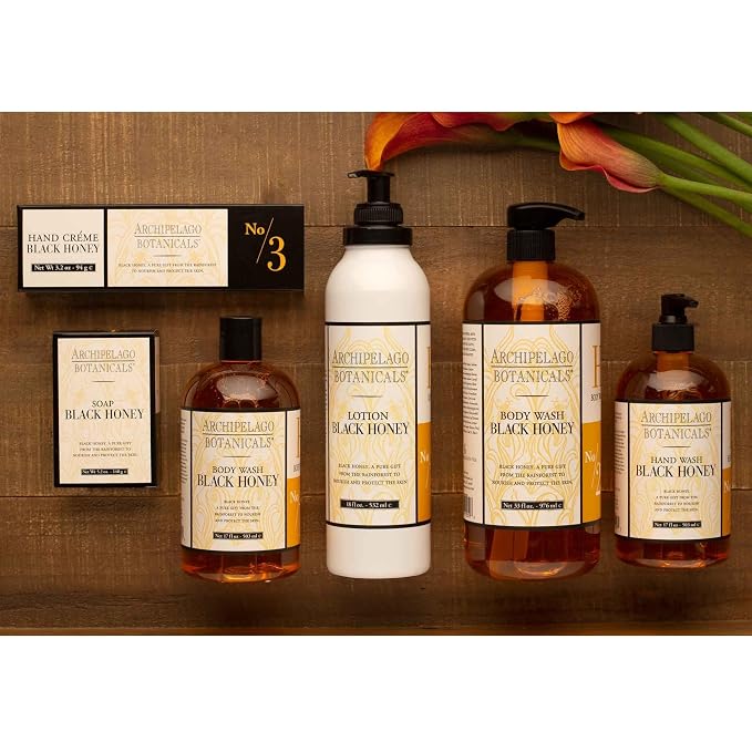 Archipelago Botanicals Black Honey Body Wash, Moisturizing and Hydrating Daily - Image 4
