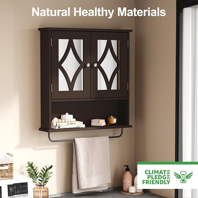 RoyalCraft Bathroom Medicine Cabinet Wall Mounted, Over The Toilet Storage - Image 5