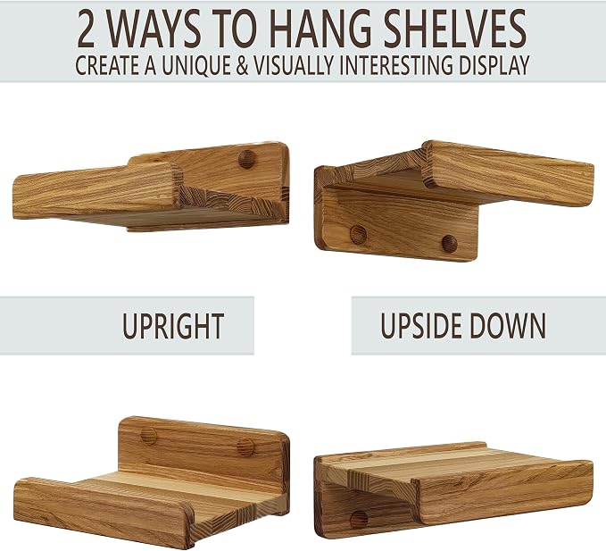 Handcrafted, Floating Shelves for Wall 5 inch, Waterproof, Wall Storage Shelves - Image 3