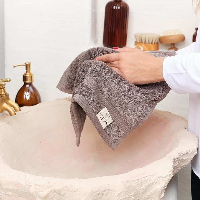 SOFE H&L | Olea Luxury Turkish Cotton Bath Towels Set of 3 : 1 Bath Towel - Image 3