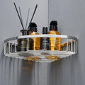 Bathroom Corner Shower Caddy Organizer, Corner-Hollow Design, SUS304 Stainless by Segistan