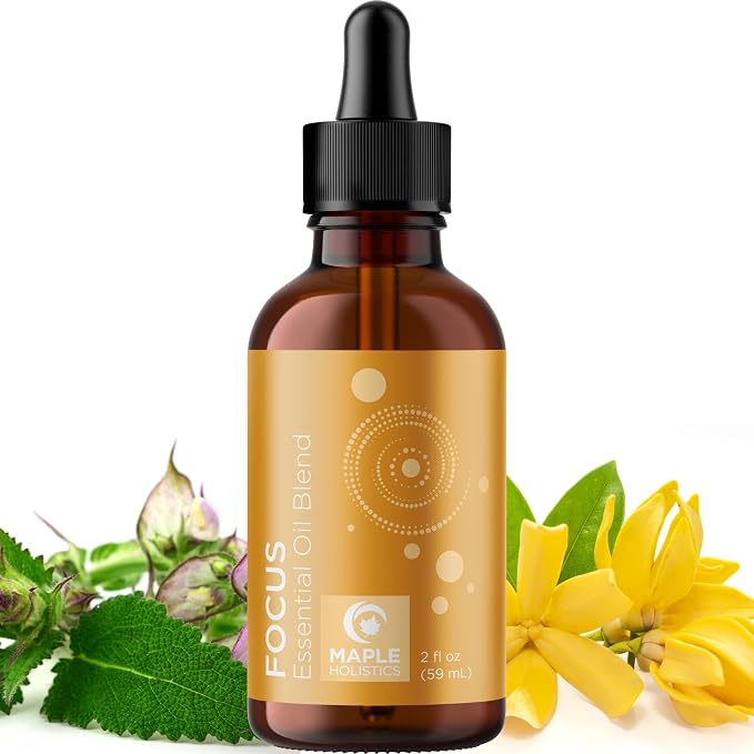 Focus Essential Oil Blend for Diffusers by MapleHolistics