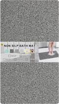 Non Slip Bathtub Mat, Anti Slip Bath Mat 0.6" Extra Thick, Quick Dry Bath Tub by Rzoysia