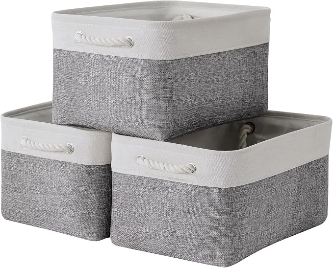 TheWarmHome Storage Bins for Shelves by TheWarmHome