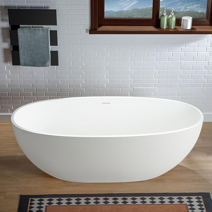 WOODBRIDGE 67 in. x 30.75 in. Stone Resin Luxury Contemporary Solid Surface - Image 15