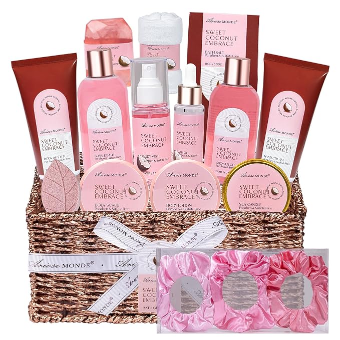 Gift Baskets for Women, Spa Gifts for Women by Ariosemonde