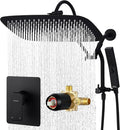 G-Promise 14 Inches Shower Faucet Sets Complete, All Metal Rainfall Shower Head by G-Promise