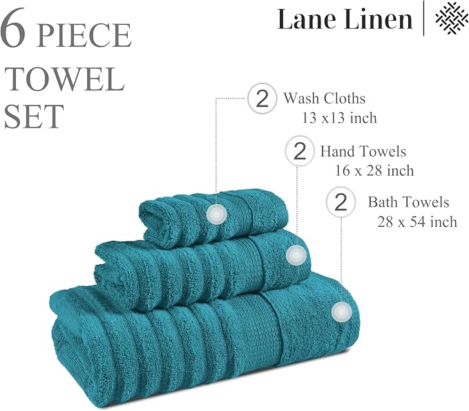 LANE LINEN Towels for Bathroom - Image 3
